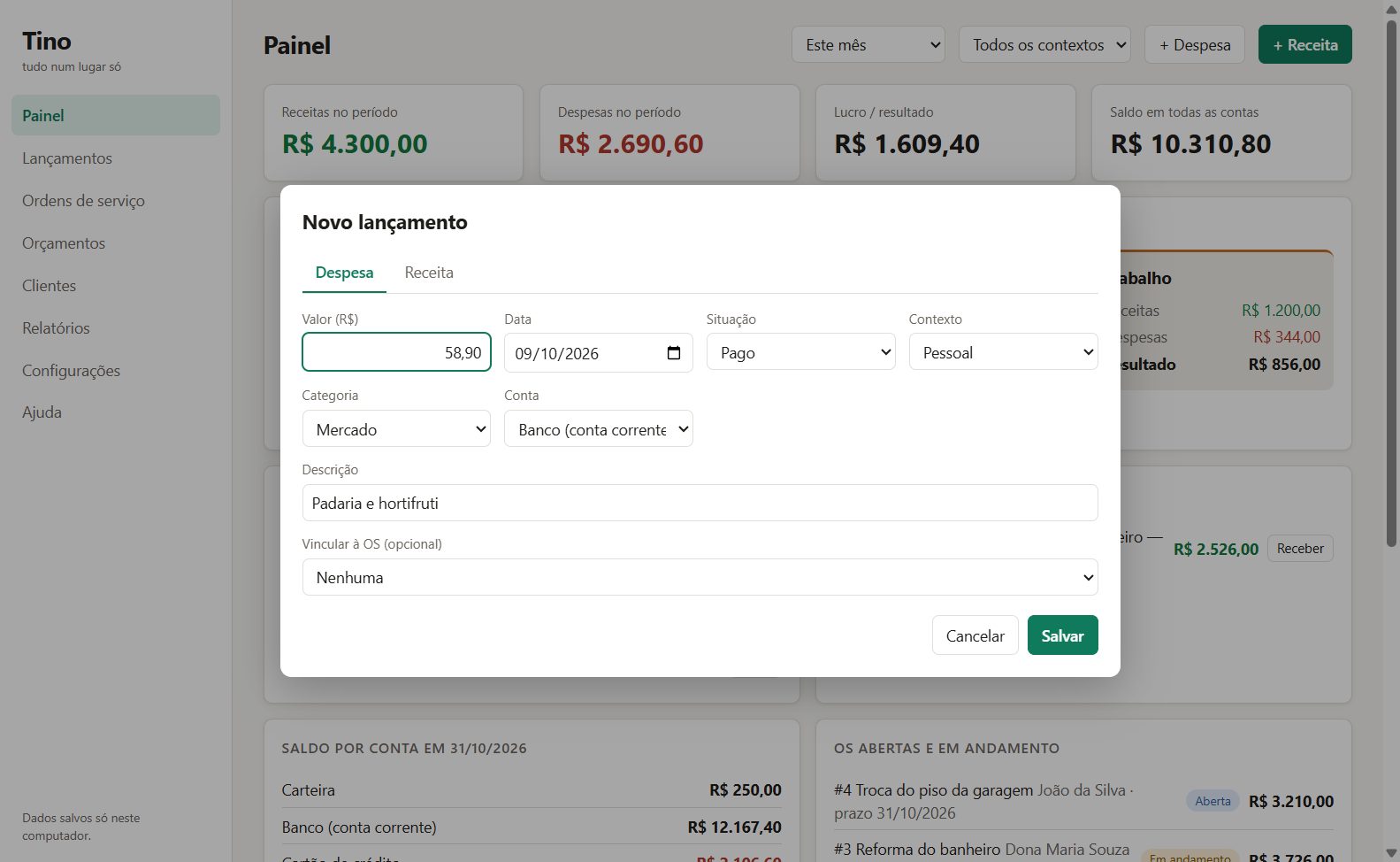 Novo lançamento